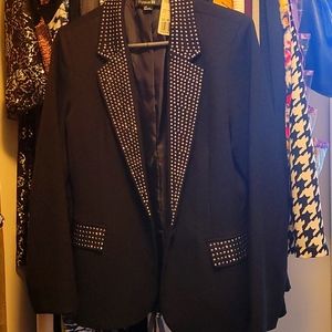 Black Studded Blazer